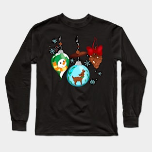 Holiday Ornaments Long Sleeve T-Shirt